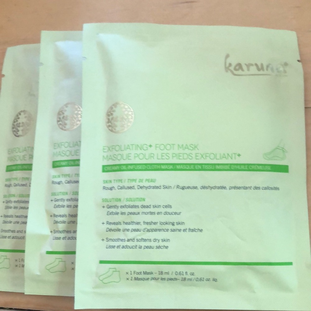 1 Pack Karuna Exfoliating Foot Mask